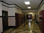 The same floor - believe the lockers are new